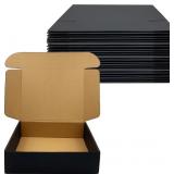 24 Pack 11x9x3 inch Black Shipping Boxes  Cardboar