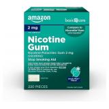 Amazon Basic Care Uncoated Nicotine Polacrilex Gum