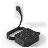 Power Strip Surge Protector, HANYCONY 5Ft Ultra Th