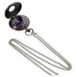 BESTYASH Vintage Pocket Watch Necklace with Roman