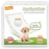 Dog Diaper Liners, 100 Count, Super Absorbent Boos