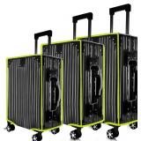 3 Pcs Thicken Clear Luggage Cover Protector, 20" 2