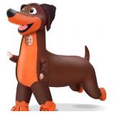 Kids Camlinbo Halloween Four-Legged Dog Inflatable