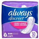 Always Discreet Incontinence & Postpartum Incontin