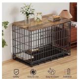 New Skywin Dog Crate Topper Wood (Rustic) - 42 x 2