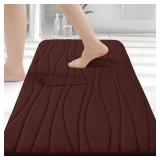 Buganda Memory Foam Bathroom Rug Mat 24x16, Extra