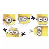 Despicable Me 3 Peeking Minions Wall Decals by Roo