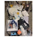 Cart full of new merchandise (cart not included)