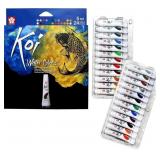 SAKURA Koi Water Color Paint, 5ml Tubes, 24 Colors