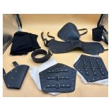 Mens Renaissance Costume Set Medieval Belt Shoulde