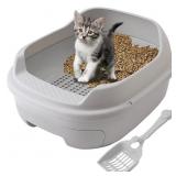 Huge lot of cat boxes!!! Skywin Pellet Cat Litter