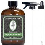 Peppermint Essential Oil 4 oz. with Huge Glass Bot
