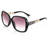 FEISEDY Women Square Reading Sunglasses Sparkling