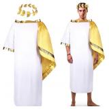 Size large SATINIOR 2 PCS Toga Costume Greek God R