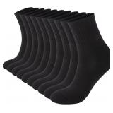 Womens one size Cotton Cushioned Ankle Socks, Athl
