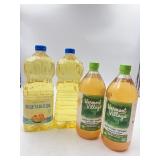 Oil and Vinegar, 2 bottles each. In date.