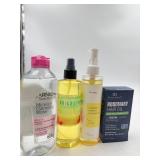 Variety lot of skin and facial oils and micellar c