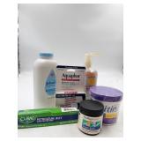 Large lot of skin care products including ointment