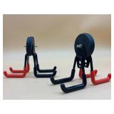 Heavy duty swivel garage hooks as shown