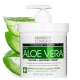 Advanced Clinicals Aloe Vera Lotion Skin Care Reli