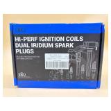 High performance ignition coils dual iridium spark