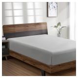 FreshCulture Queen Fitted Sheet - Hotel Quality, U