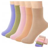 HUGSWEET Soft Comfy Cotton Breathable Socks for Wo