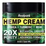Pain cream variety lot, Healpark Hemp Cream 8 fl o