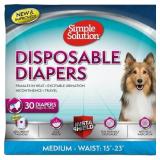 Simple Solution Disposable Dog Diapers, Female Dog