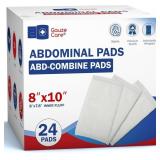 GauzeCare Sterile Abdominal- ABD Combine Pads| 24-