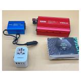 Power inverters, travel power adapter and tattoo m