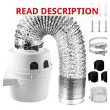 UPGRADEDCenipar TDIDVKZW Indoor Dryer Vent Kit Fil
