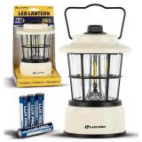LUXPRO Retro LED Lantern - Battery-Powered Emergen