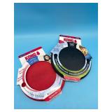 Lot of 2 Kong rubber frisbees Size Large