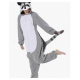 Size Large Raccoon Adult Onesie Unisex