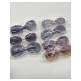 Lot of 7, Retro Fox Cat Eye Sunglasses for Women &