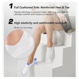 Small FITRELL No Show Socks Womens Cotton Cushione