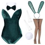 XS Anime Womens Bunny Girl Costume One Piece Bodys