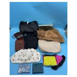 Lot of purses, bags, wallets