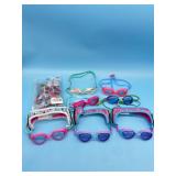 7 pairs Finis kids swim goggles and 1 size large s
