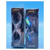 Lot of 2 Finis adult swim goggles