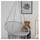 Y- STOP Hammock Chair Macrame Swing, Max 330 Lbs,