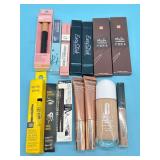 Assorted makeup lot- eyeliner, bronzer, brow gel,