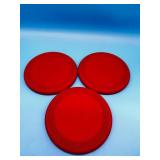 Lot of 3 KONG Flyer - Durable Dog Toy for Outdoor