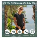 Small Kanu Surf womens Upf 50+ Short Sleeved Activ