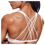 Small CRZ YOGA Womens Naked Feeling Criss Cross Sp