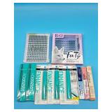 Lot of eyelash products- lash clusters, assorted b