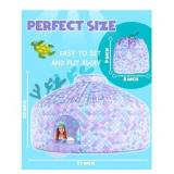 Skywin Mermaid Magic Fort Air Tent for Kids with D