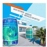 SKYWIN OBSTACLES FOR PLAY WARS - 4 PIECES EASY SET