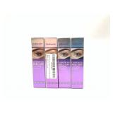 New 4pk 2blk and 2brwn Eyebrow Tattoo Peel Off Tin